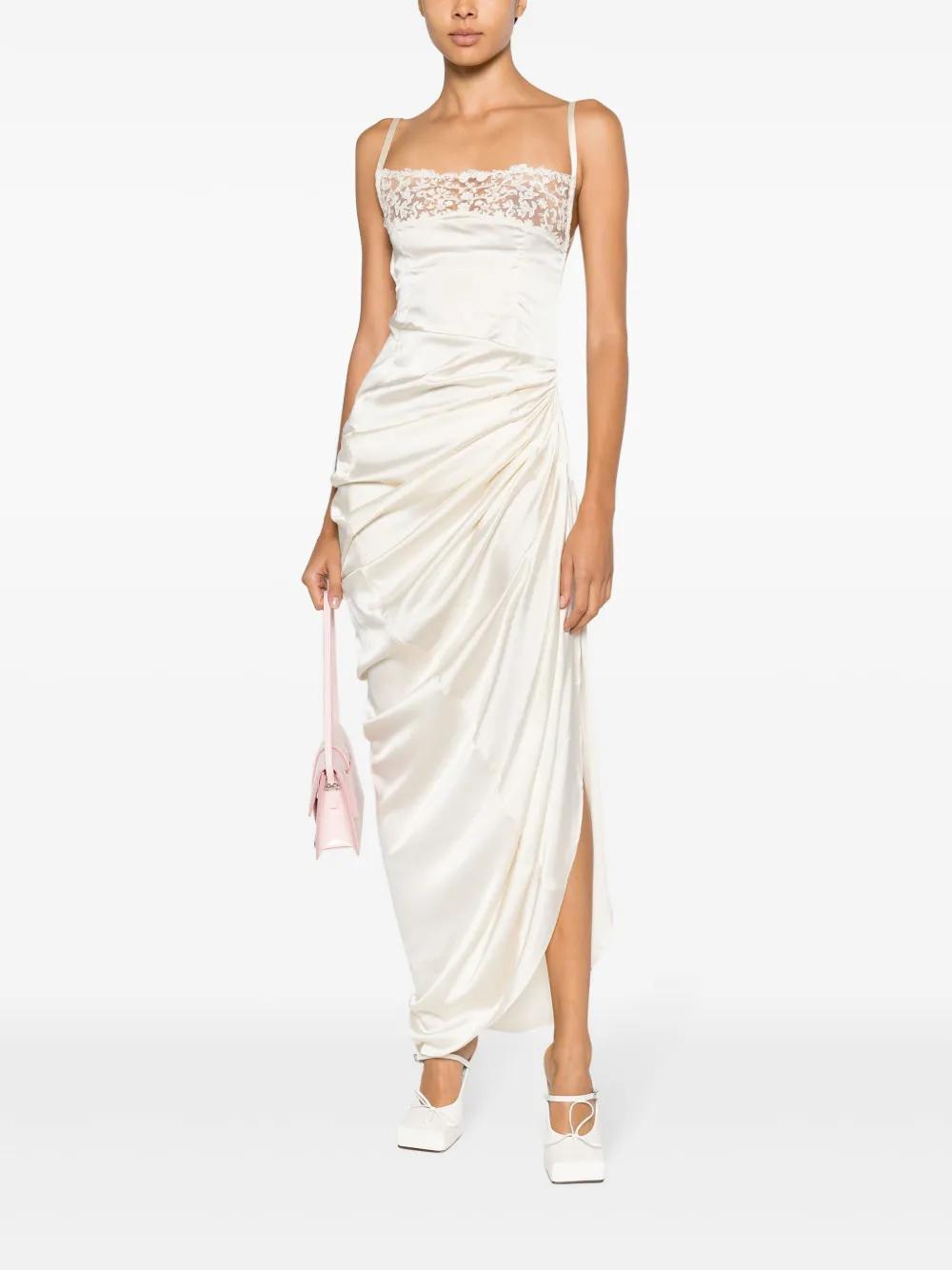 La Saudade Longue Brodée maxi dress Product Image