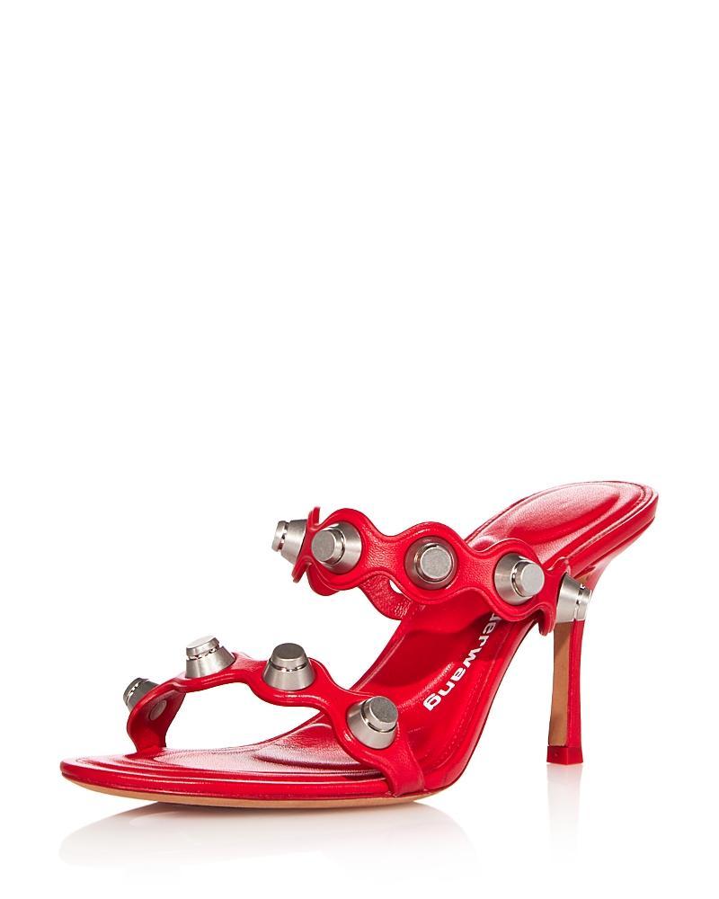 Alexander Wang Womens Riot 85 Embellished Sandals Product Image
