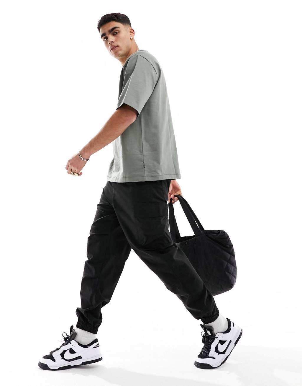Only & Sons oversize t-shirt in sage gray Product Image