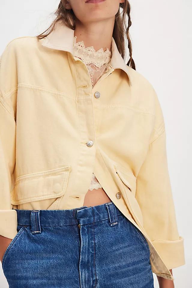 We The Free Lemon Denim Jacket Product Image