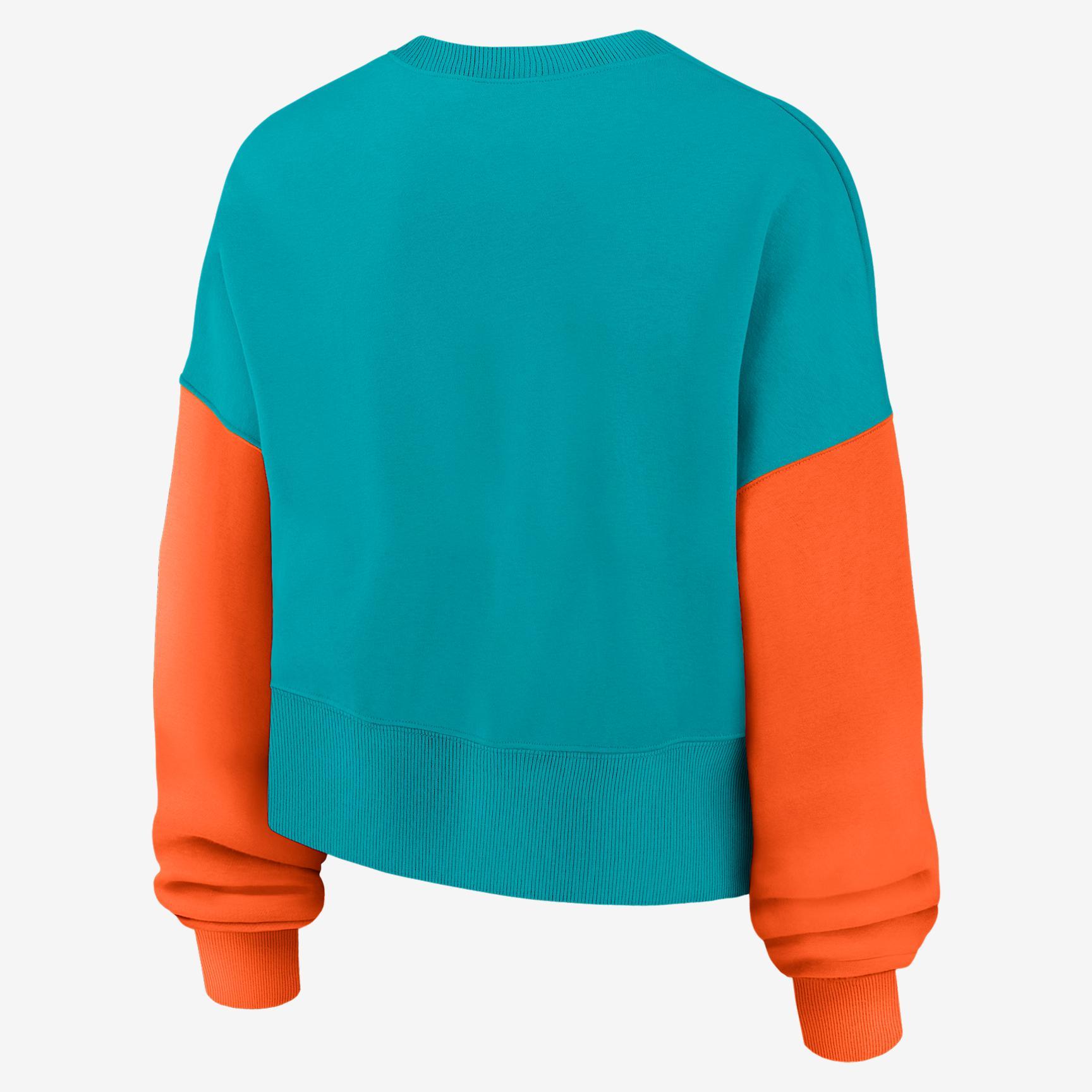 Miami Dolphins Women's Nike NFL Pullover Crew Product Image