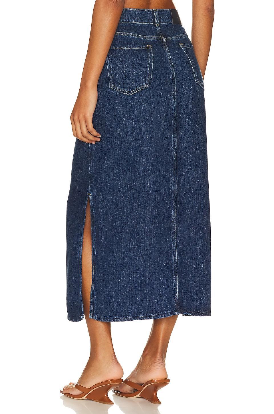 Maxi Denim Skirt 7 For All Mankind Product Image