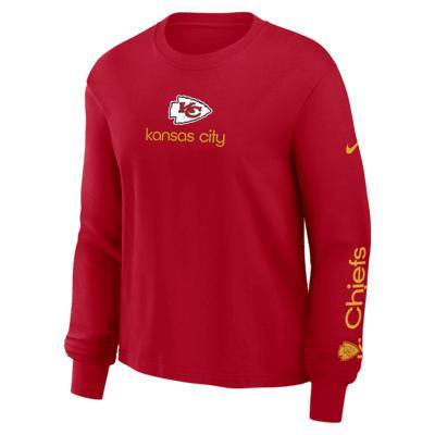 Women's Nike College Navy Seattle Seahawks Boxy Long Sleeve T-Shirt, Size: XS, Blue Product Image