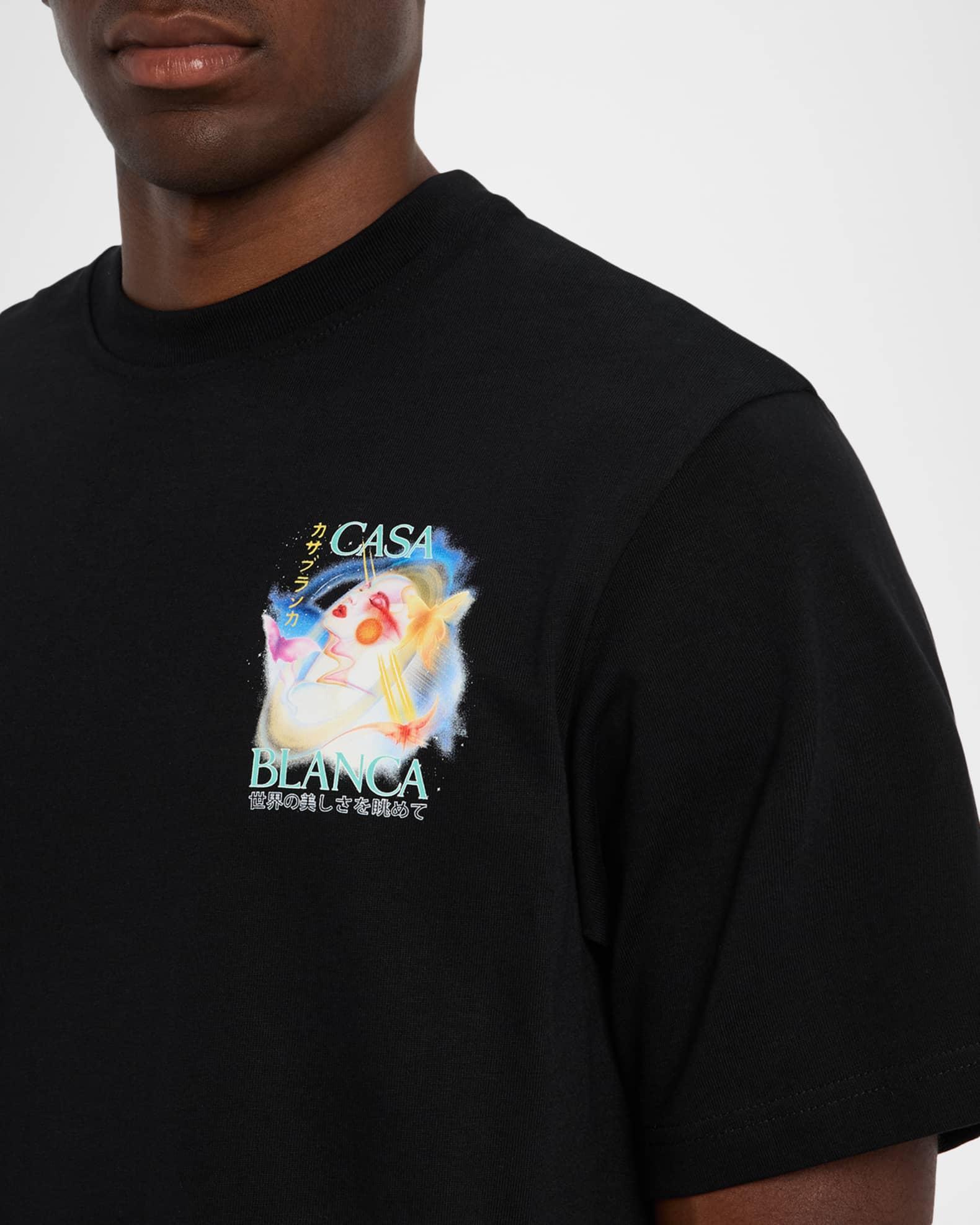 Men's Galactic Connection Oversized Graphic T-Shirt Product Image