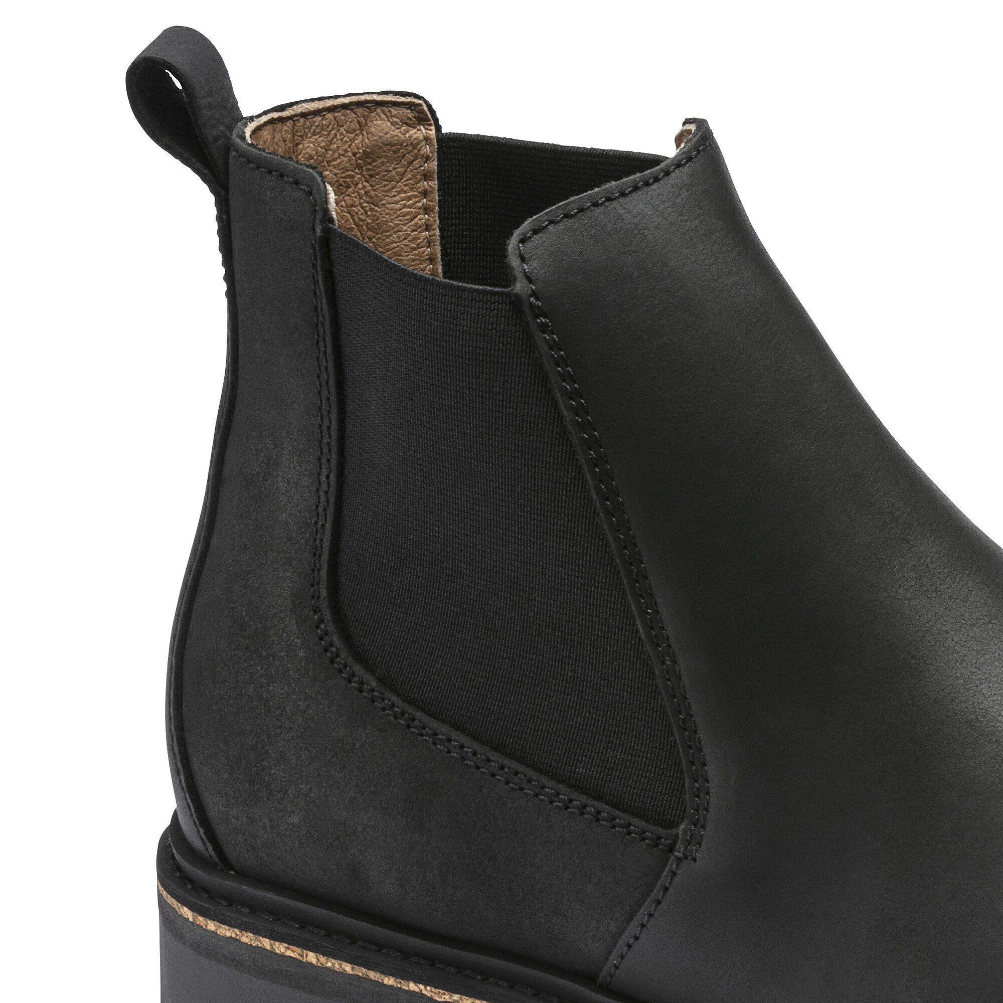 Stalon Oiled Nubuck Leather Black Product Image