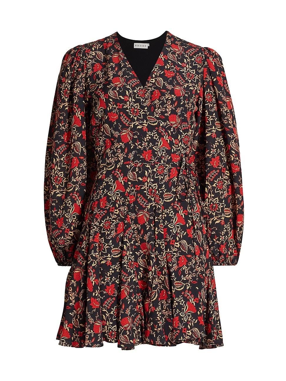 Womens La Toile Caro Floral Minidress Product Image