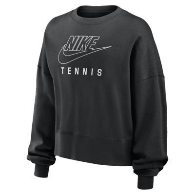 Nike Phoenix Fleece Women's Tennis Crew-Neck Sweatshirt Product Image