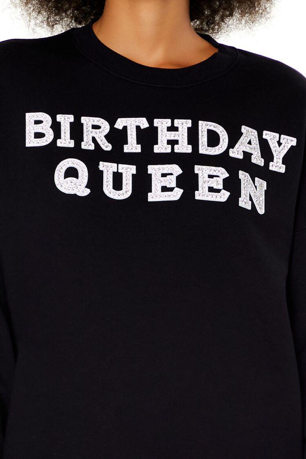Birthday Queen Rhinestone Pullover | Forever 21 Product Image