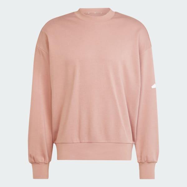 adidas Essentials Loose Fit 3 Bar Logo Sweatshirt Black L Mens Product Image