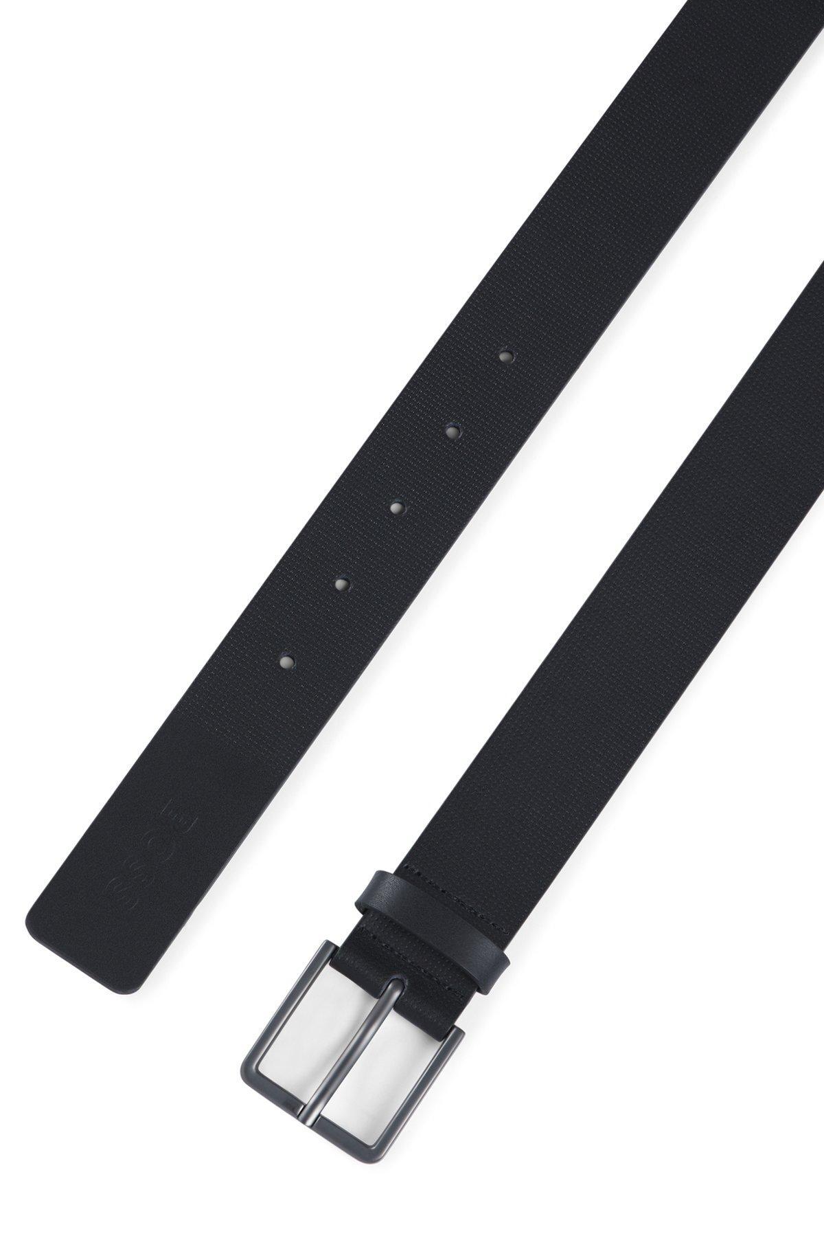 Italian-leather belt with embossed structure Product Image