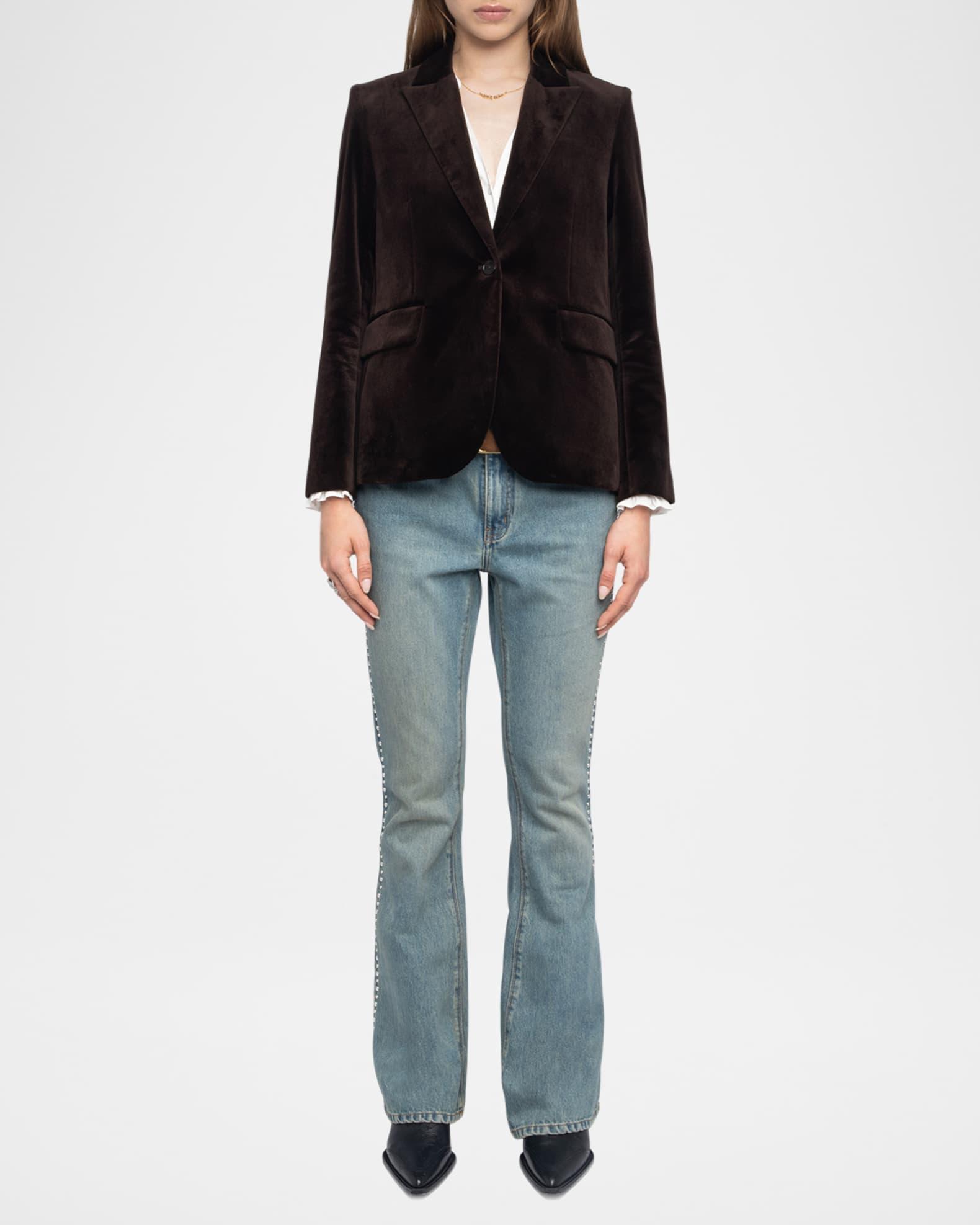 Vavy Velvet Blazer  Product Image