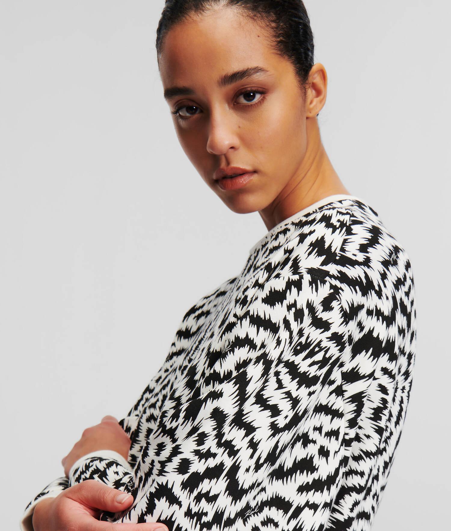 ZEBRA-PRINT SWEATSHIRT Product Image