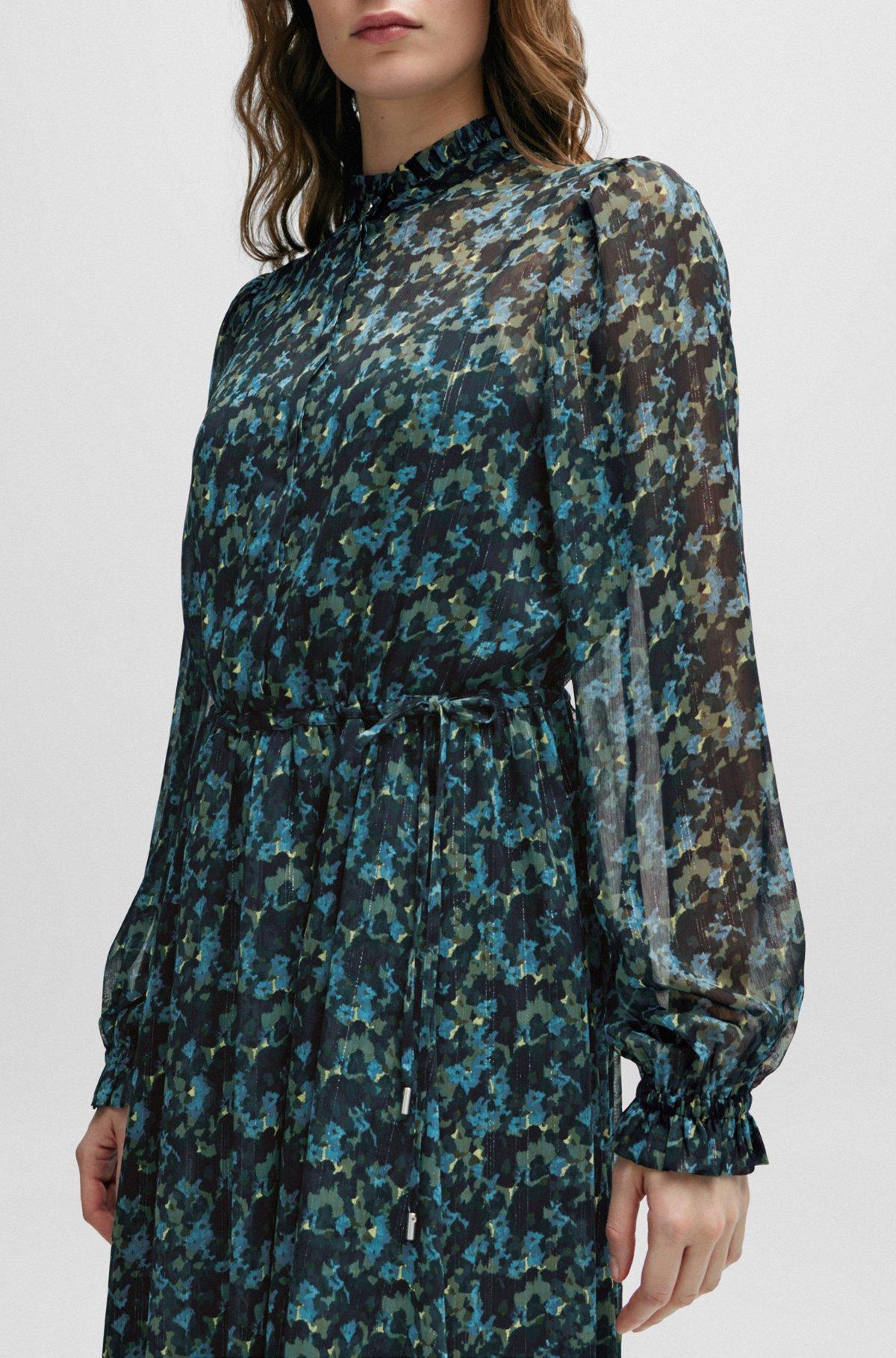 Regular-fit midi dress with digital print Product Image