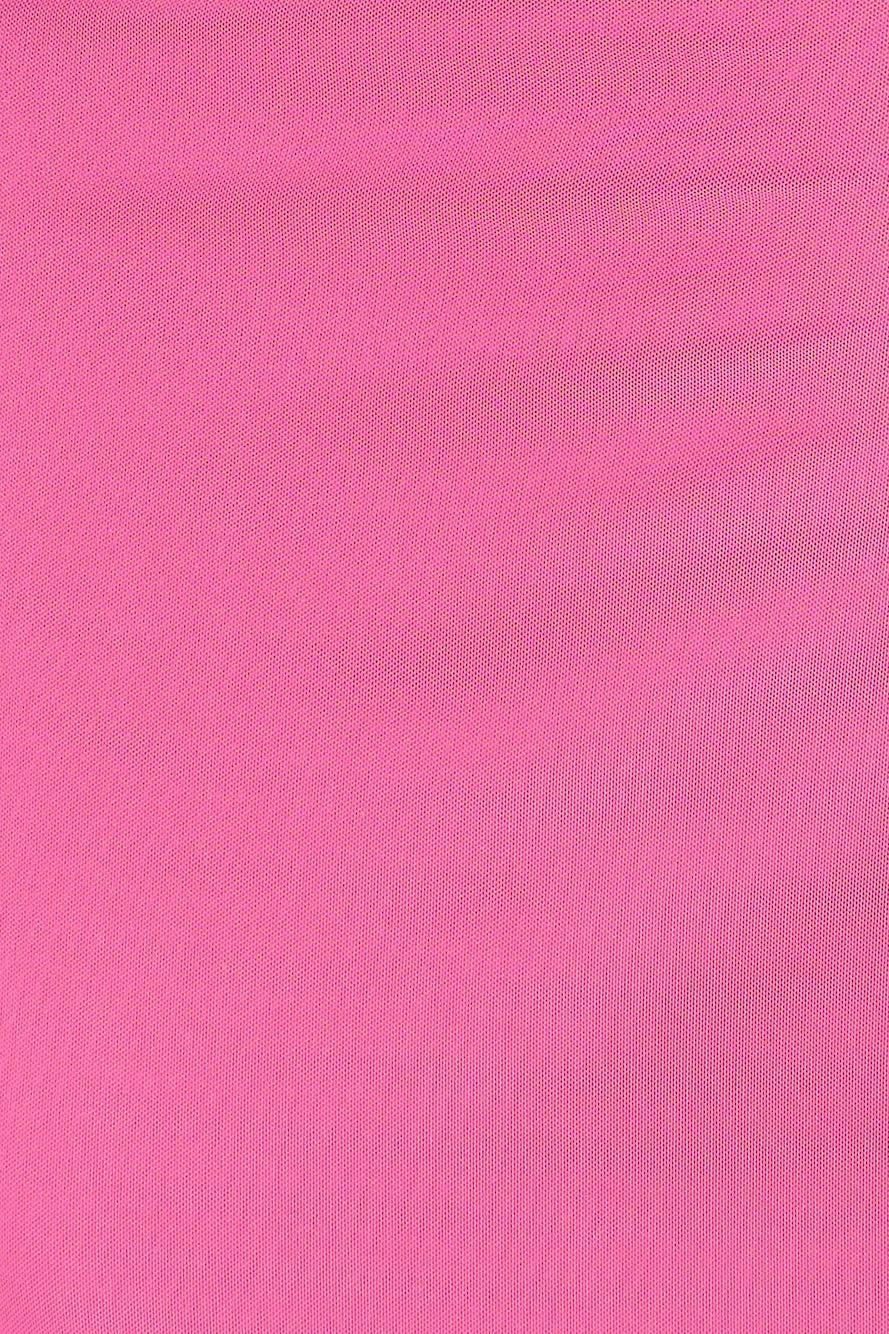 Pictures Please Mesh Crop Top Pink Product Image