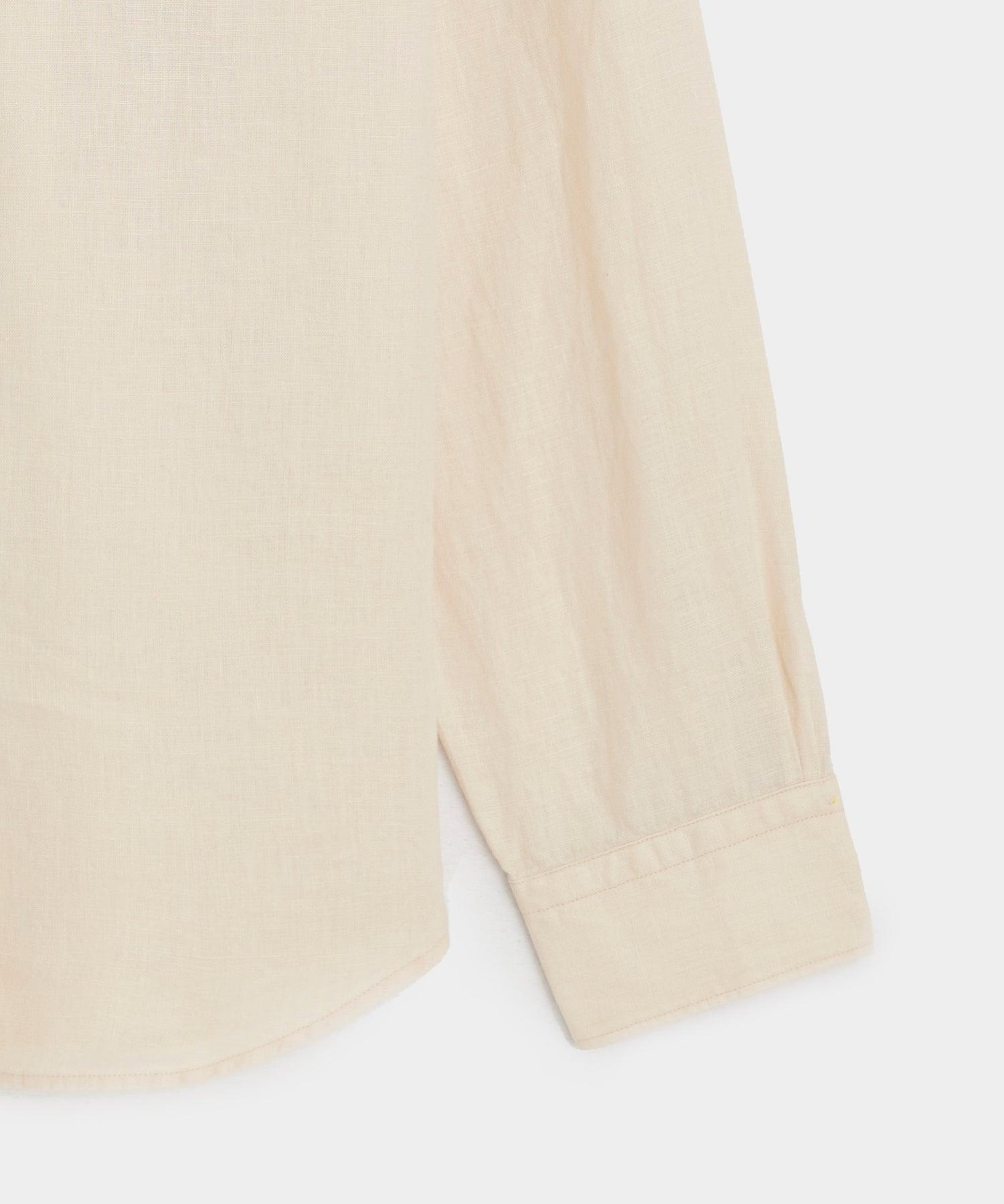 Sea Soft Irish Linen Point Collar Shirt Product Image