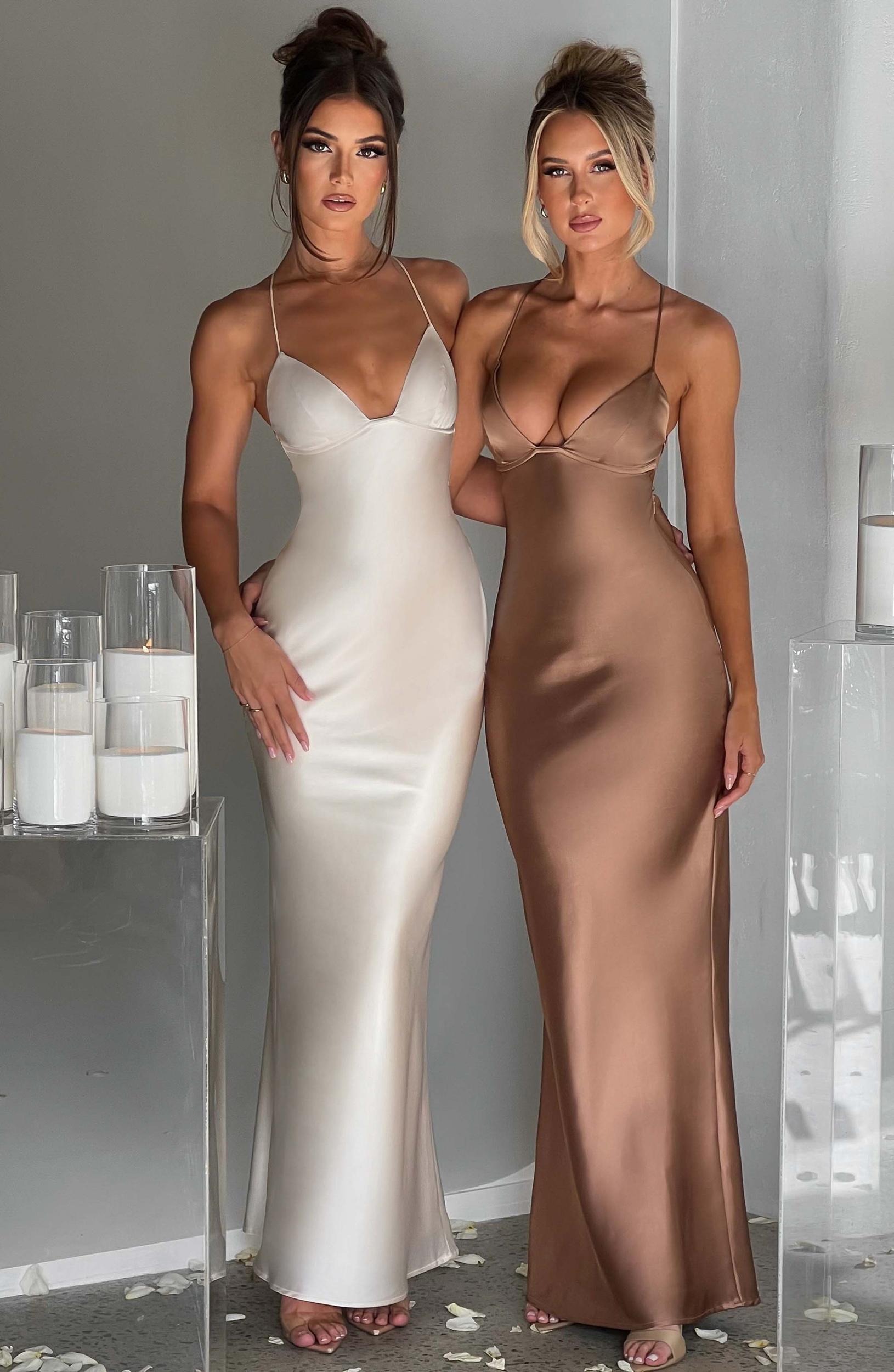 Fenty Maxi Dress - Chocolate Product Image