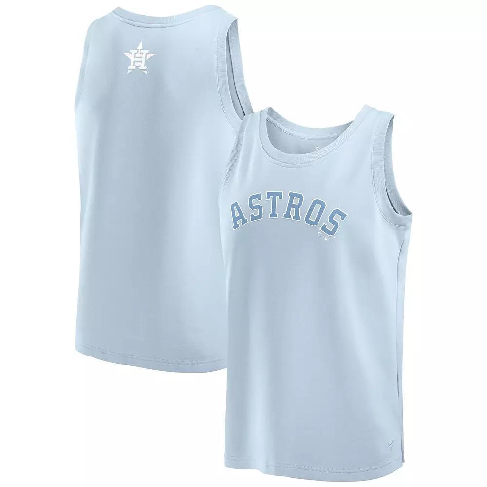 Men's Fanatics Light Blue Houston Astros Elements Tank Top, Size: Medium Product Image