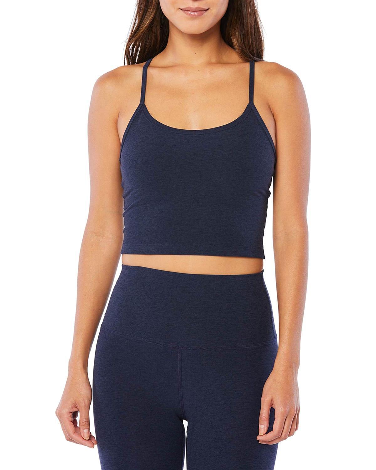 Space-dye Slim Racerback Cropped Tank Product Image