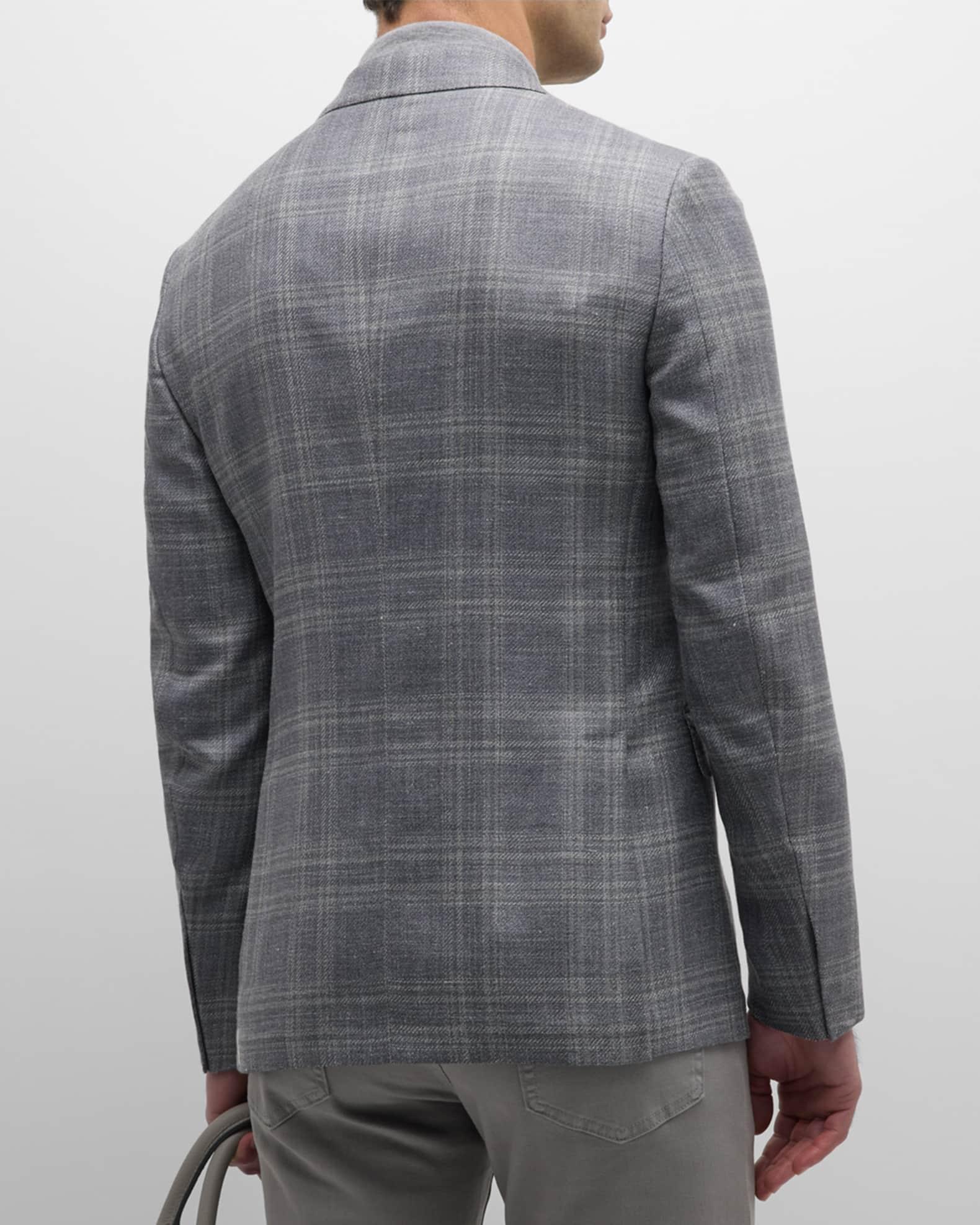 Men's Tonal Plaid Sport Coat Product Image
