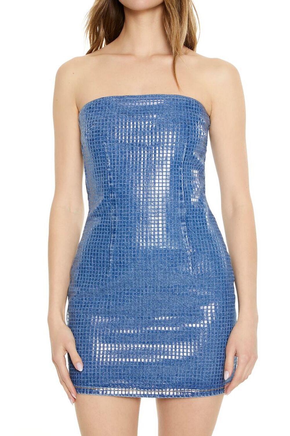 Bratz x F21 Textured Mini Tube Dress | Forever 21 Product Image