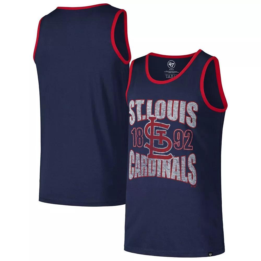 Men's '47 Navy St. Louis Cardinals Upload Franklin Tank Top, Size: 3XL, Blue Product Image