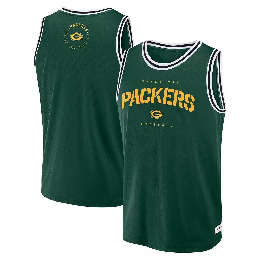 Men's Fanatics Green Green Bay Packers Elements Future Ground Jersey Tank Top, Size: Small Product Image