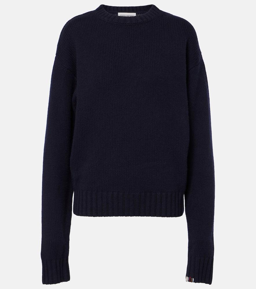 EXTREME CASHMERE N°373 Oldie Cashmere-blend Sweater In Blue Product Image