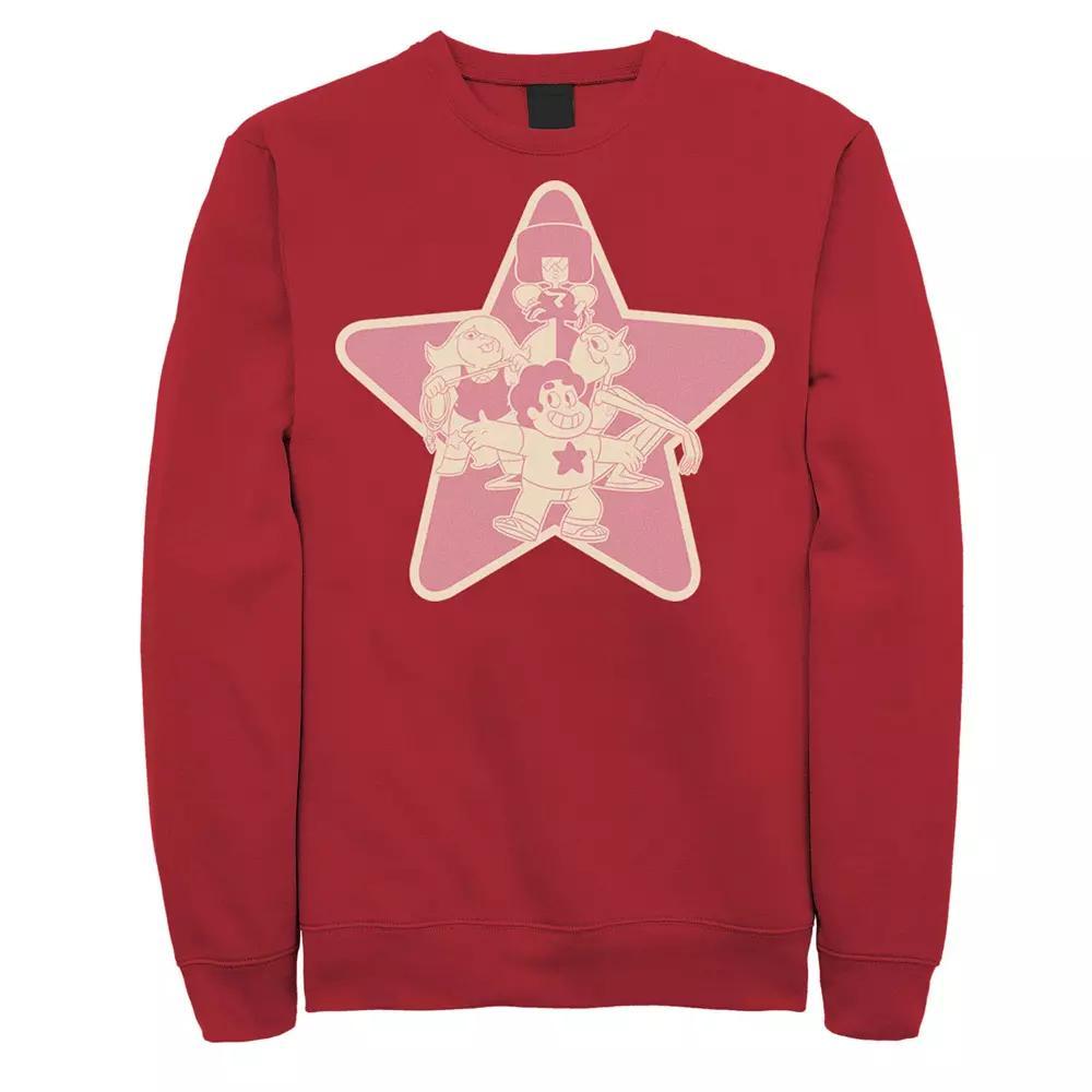 Men's Cartoon Network Steven Universe Group Shot Fleece, Size: 3XL, Red Product Image