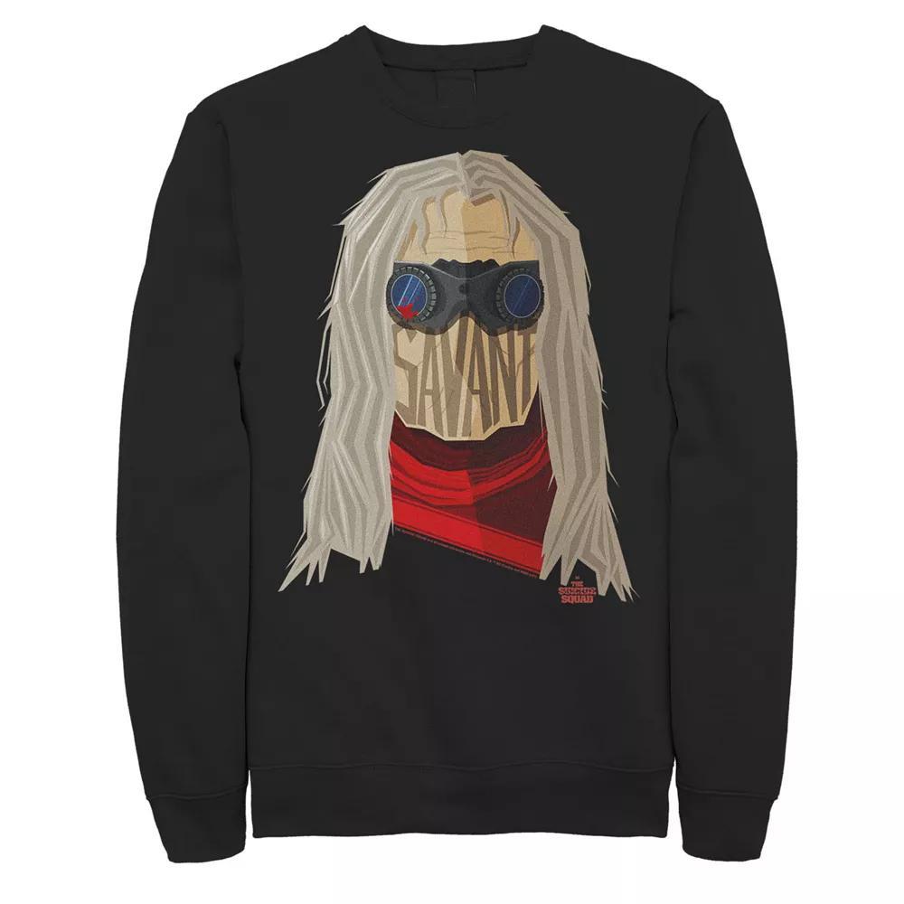 Men's The Suicide Squad Big Savant Logo Sweatshirt, Size: XXL, Black Product Image