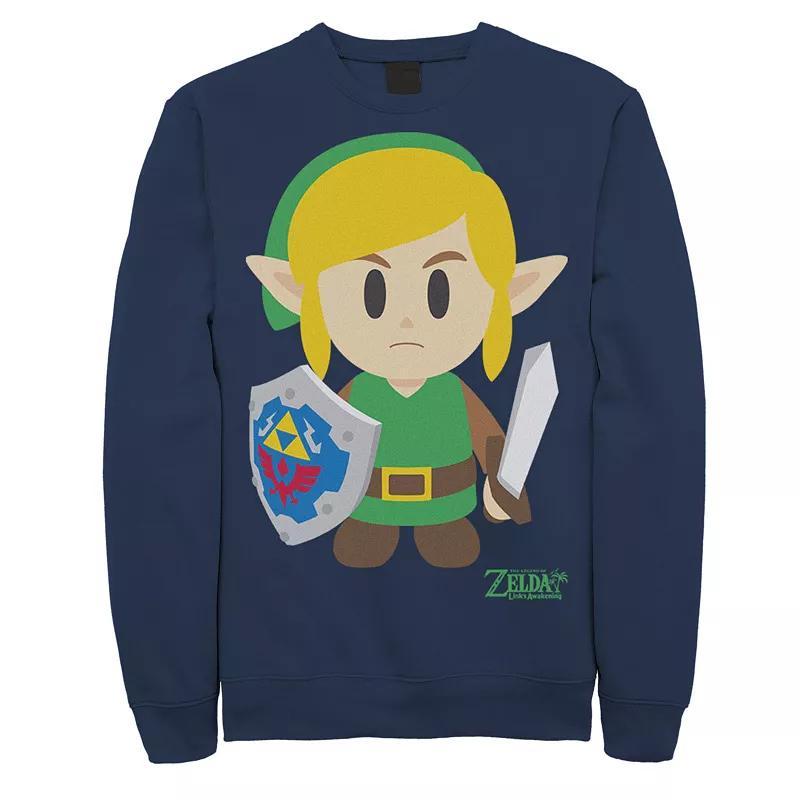 Men's Nintendo Legend Of Zelda Links Awakening Link Avatar Fleece, Size: XL, Blue Product Image