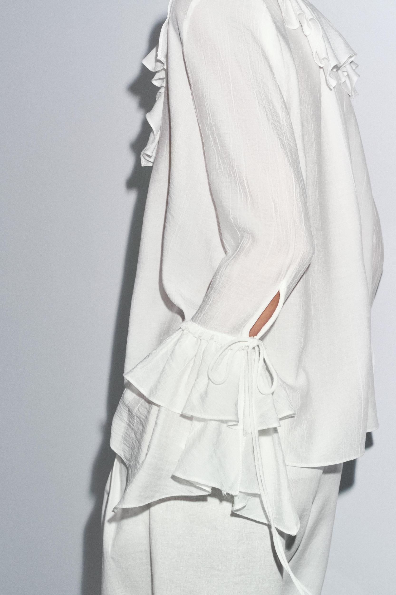 ZW COLLECTION RUFFLED SHIRT Product Image