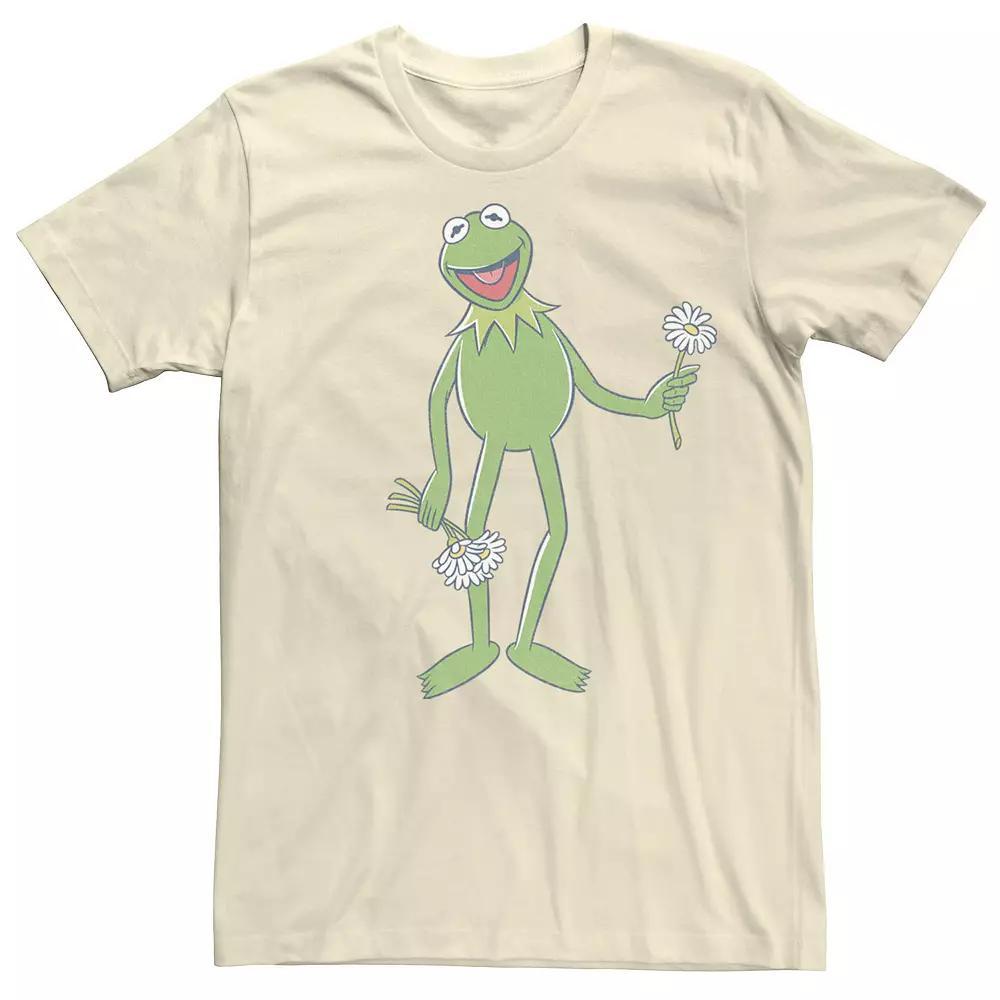 Disney's The Muppets Kermit The Frog Men's Portrait Tee, Size: Small, Natural Product Image