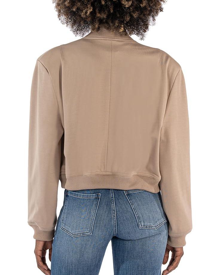 Meg High-Rise Fab Ab Wide Leg Raw Hem in Milestone Product Image
