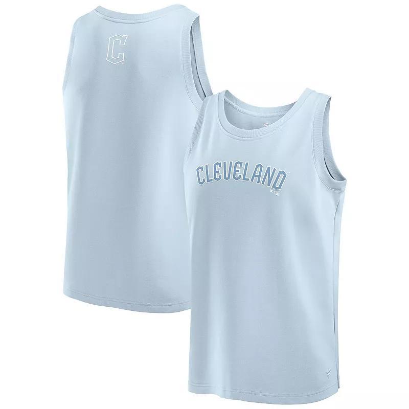 Men's Fanatics Light Blue Cleveland Guardians Elements Tank Top, Size: Large, Grd Light Product Image