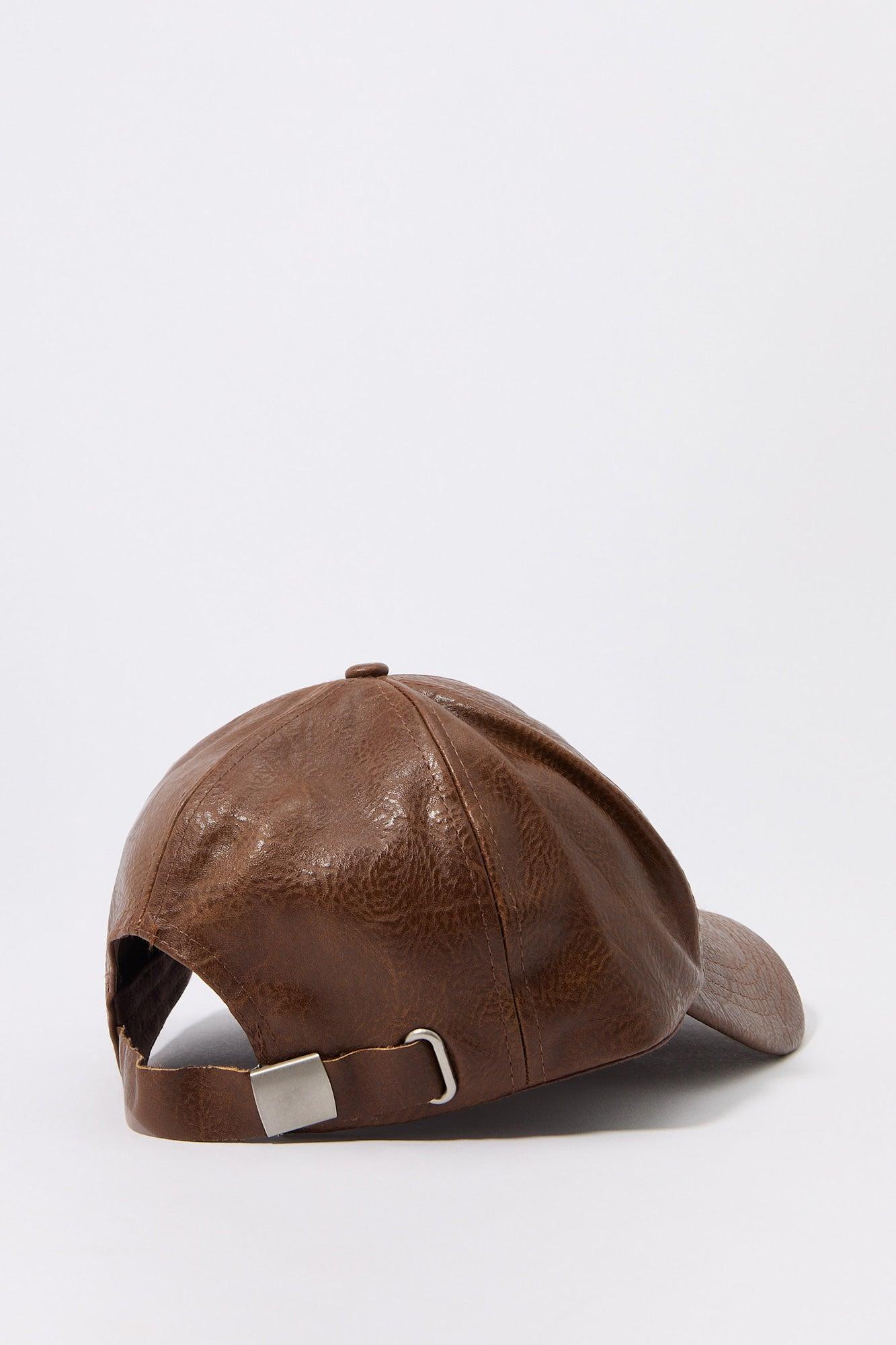 Faux Leather Cap Female Product Image