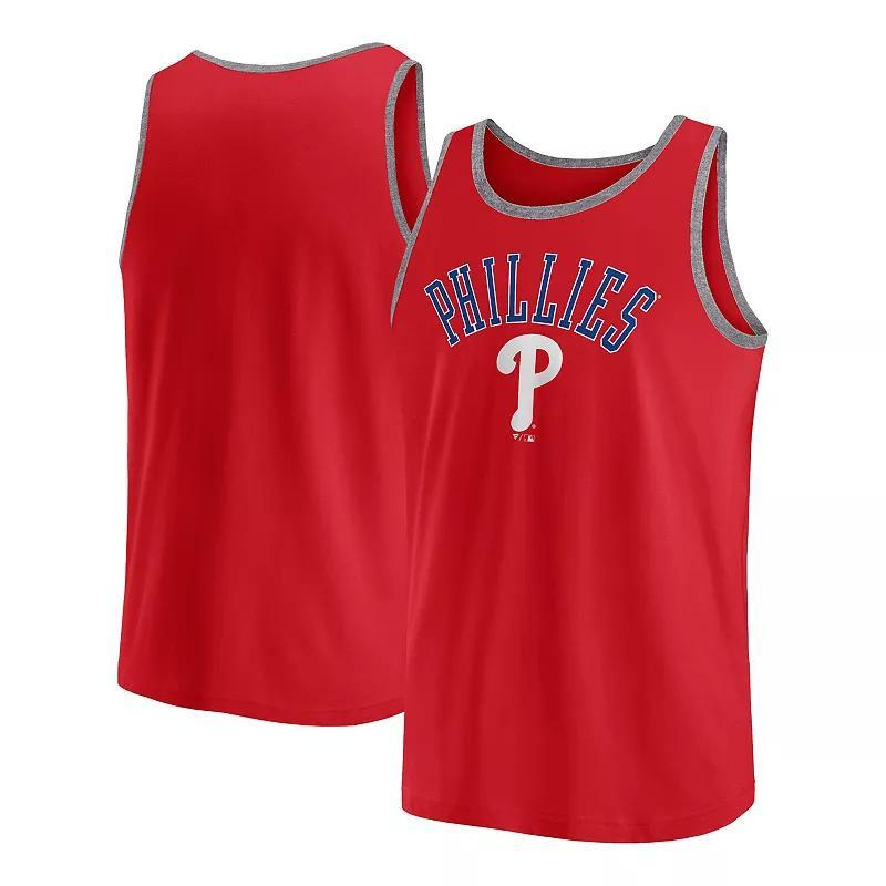 Men's Fanatics Red Philadelphia Phillies Bet Tank Top, Size: Small Product Image