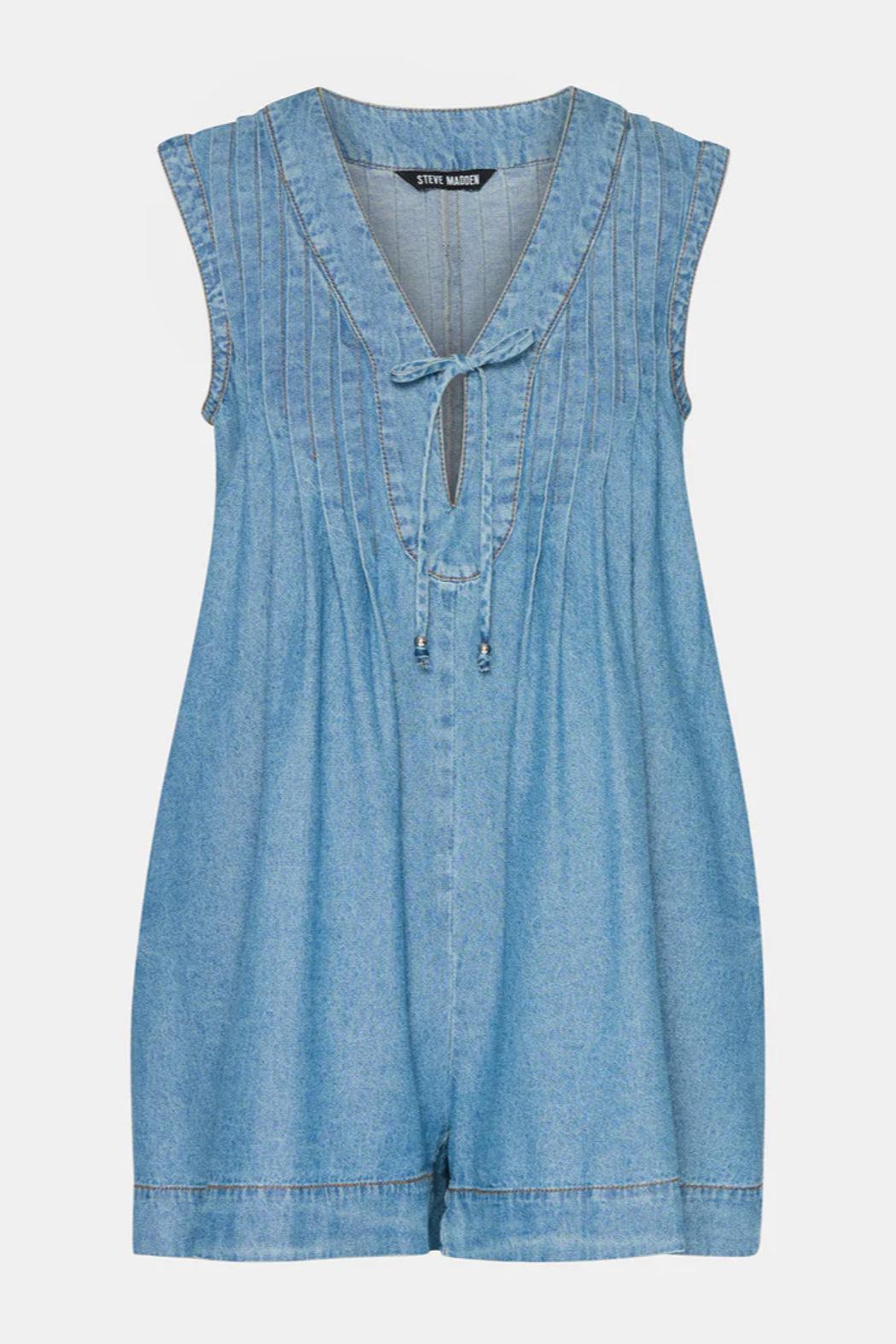 Mick Denim Romper Product Image