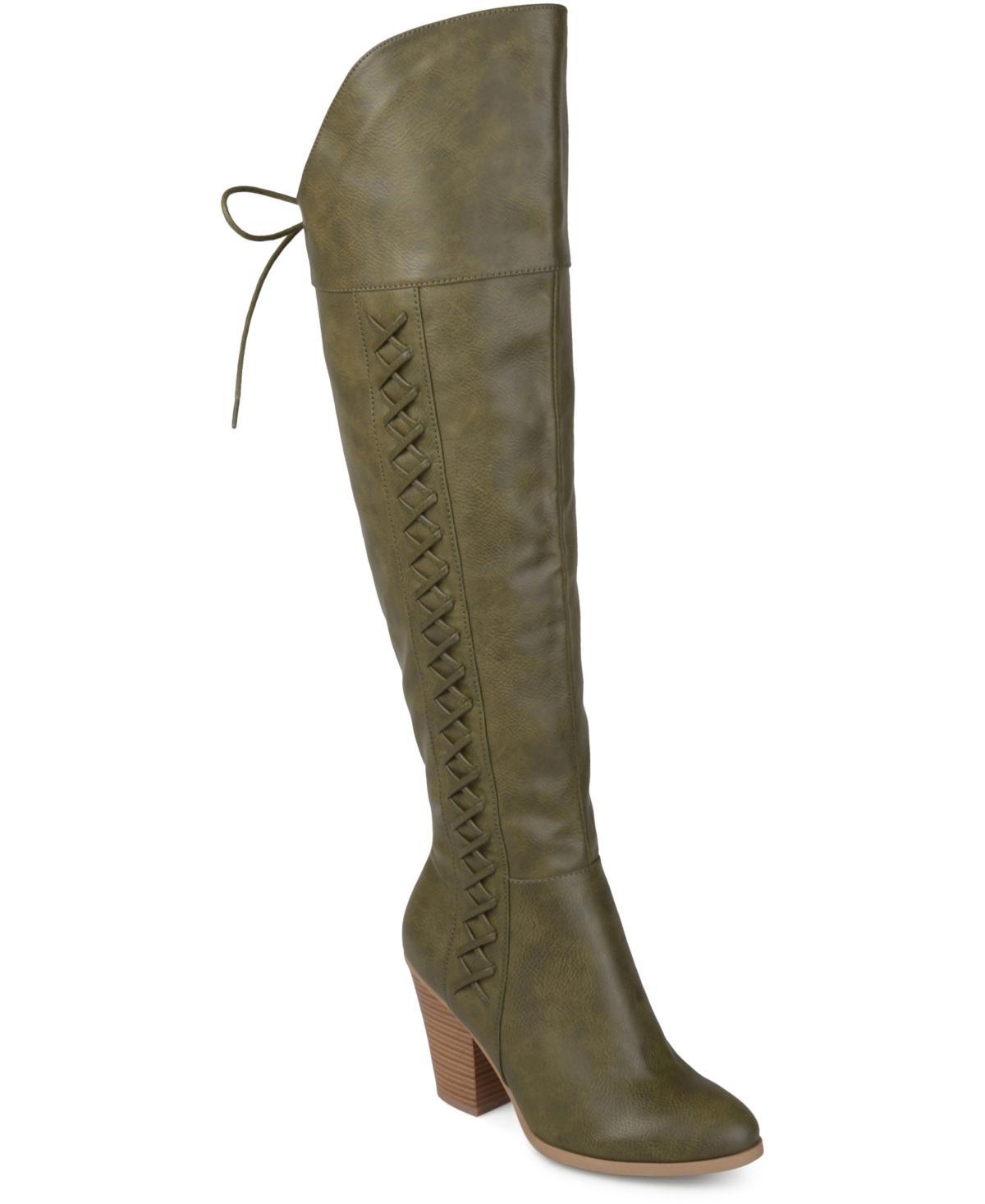 Journee Langly Women's Wedge Knee High Boots, Girl's, Size: 9 Wc Product Image