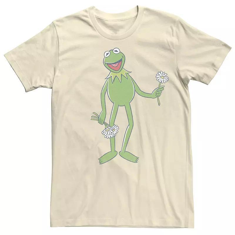 Disney's The Muppets Kermit The Frog Men's Portrait Tee, Size: Small, Natural Product Image