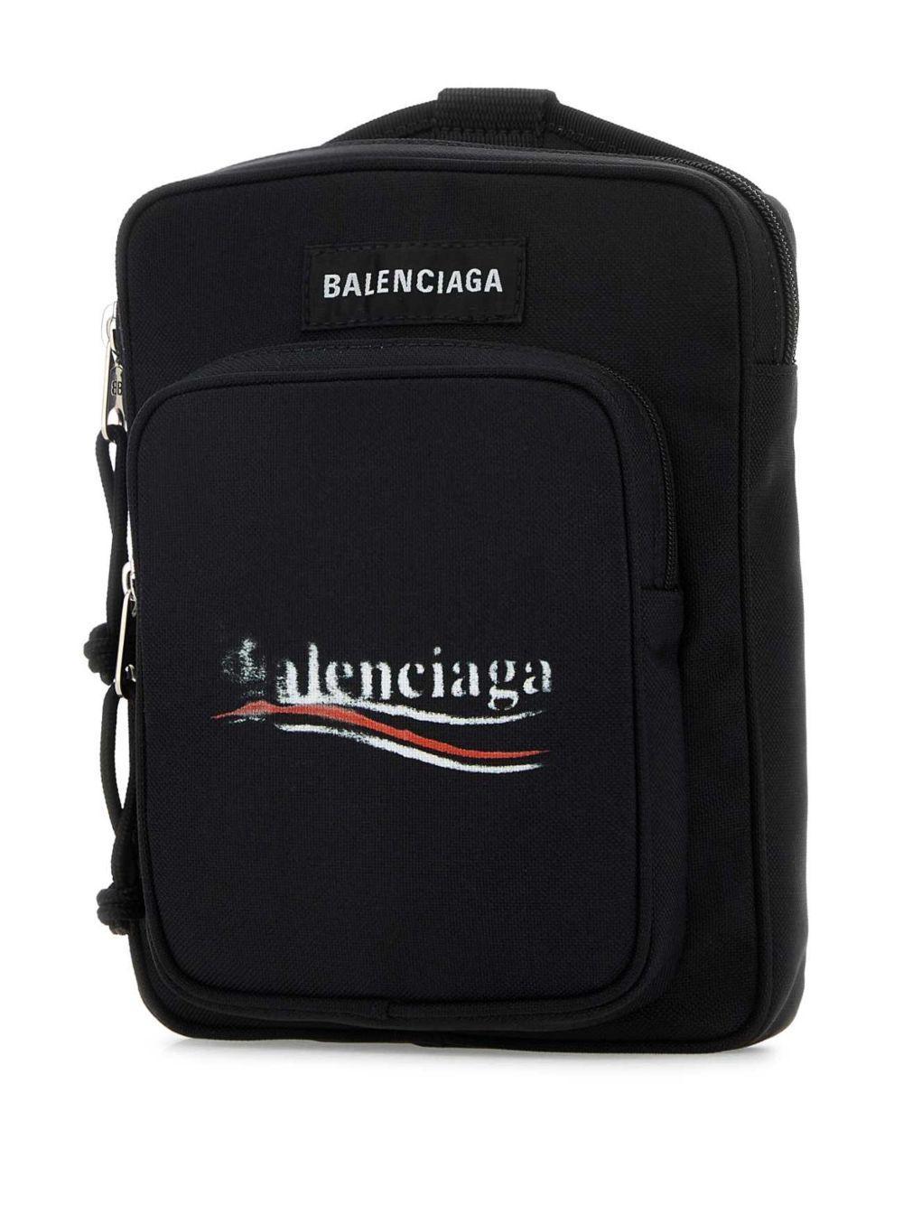Explorer logo-print messenger bag Product Image