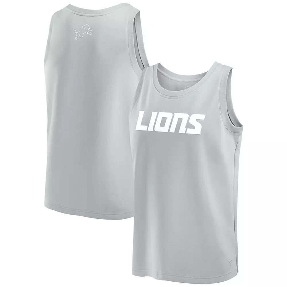 Men's Fanatics Light Blue Detroit Lions Elements Tank Top, Size: 2XL Product Image