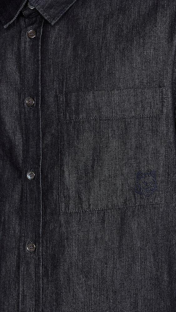 Maison Kitsuné Light Denim Shirt | Shopbop Product Image