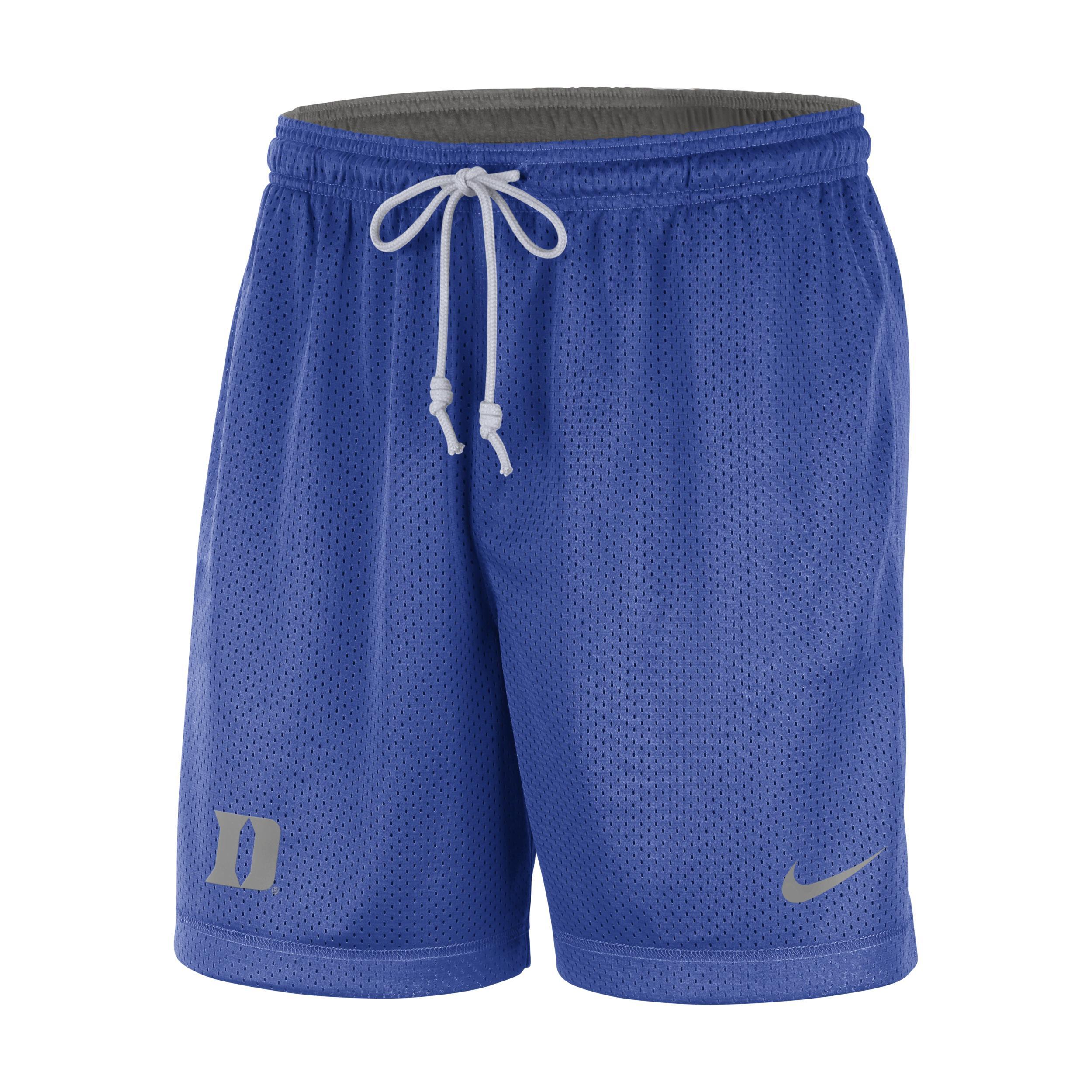 Mens Nike Royal/Gray Duke Devils Reversible Performance Shorts Product Image