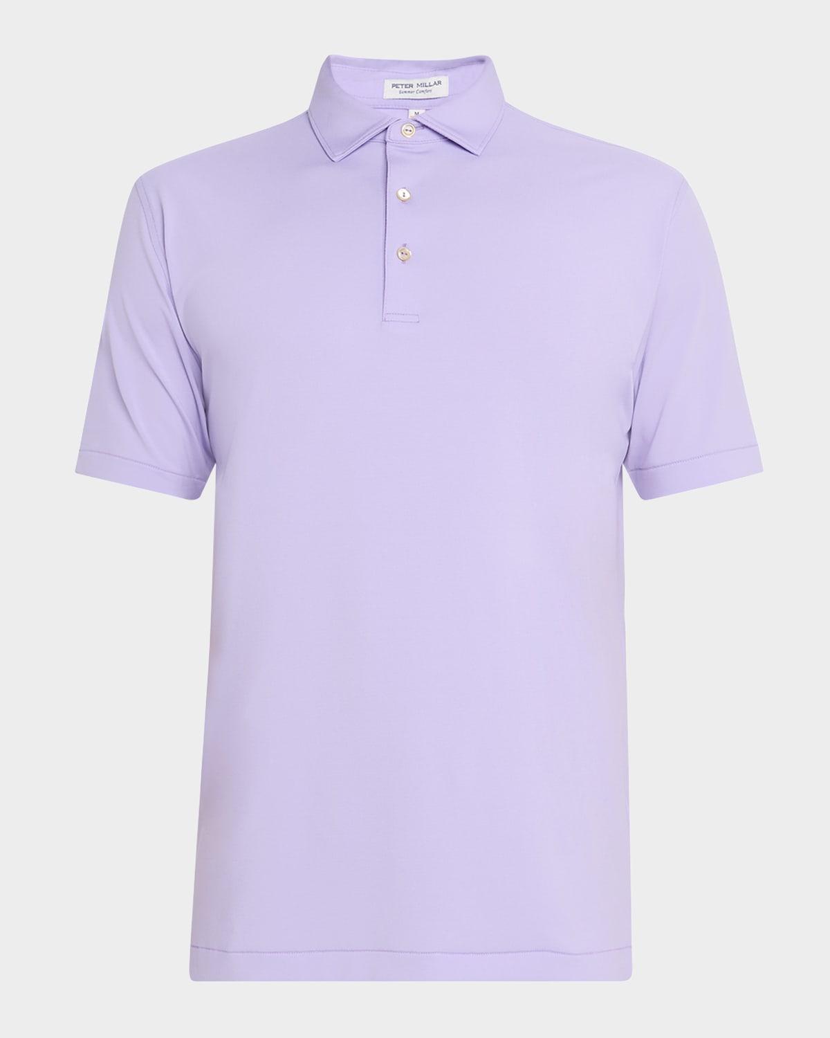 Mens Adover Performance Jersey Polo Shirt Product Image