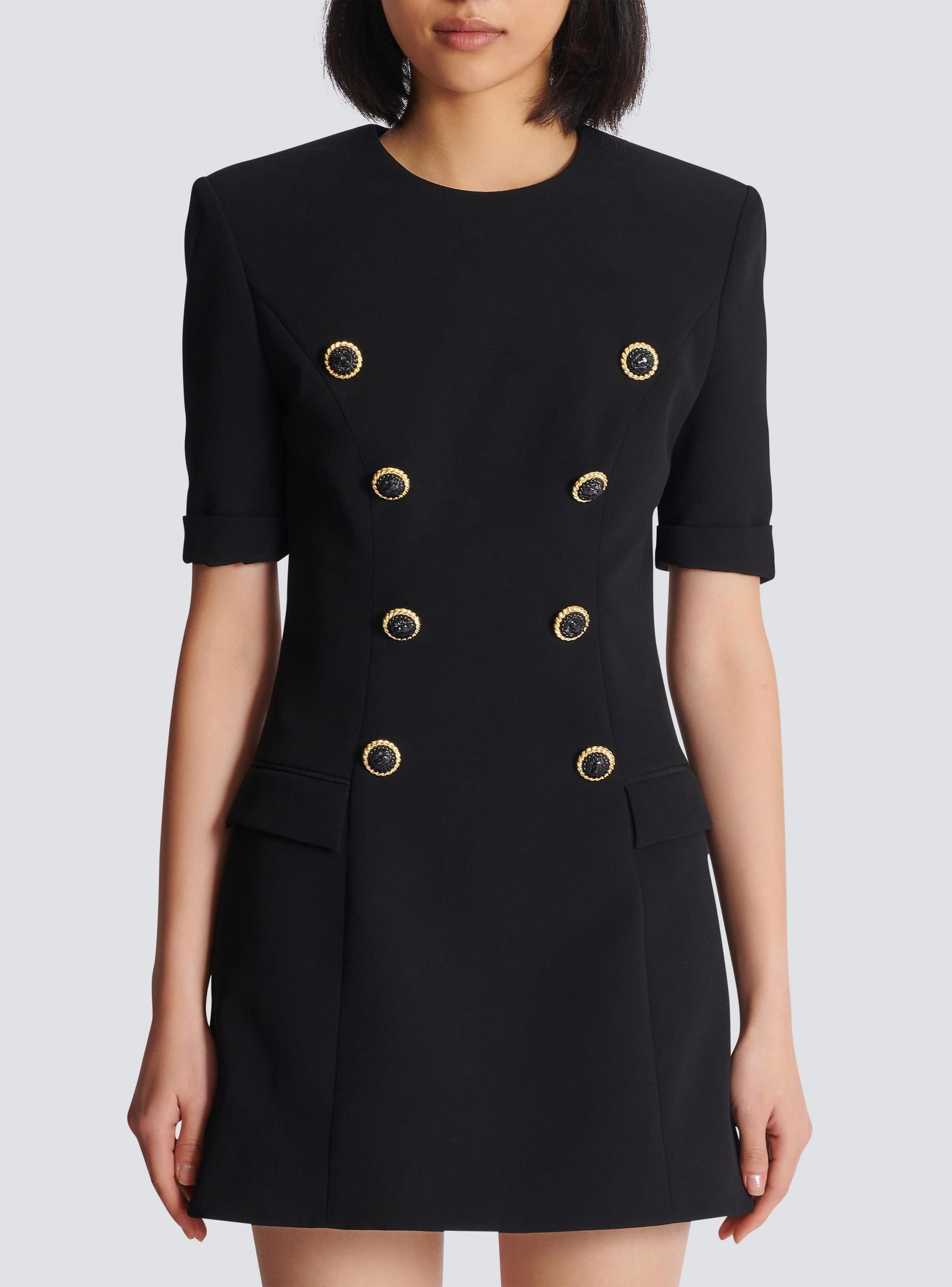 8-button crepe dress Product Image