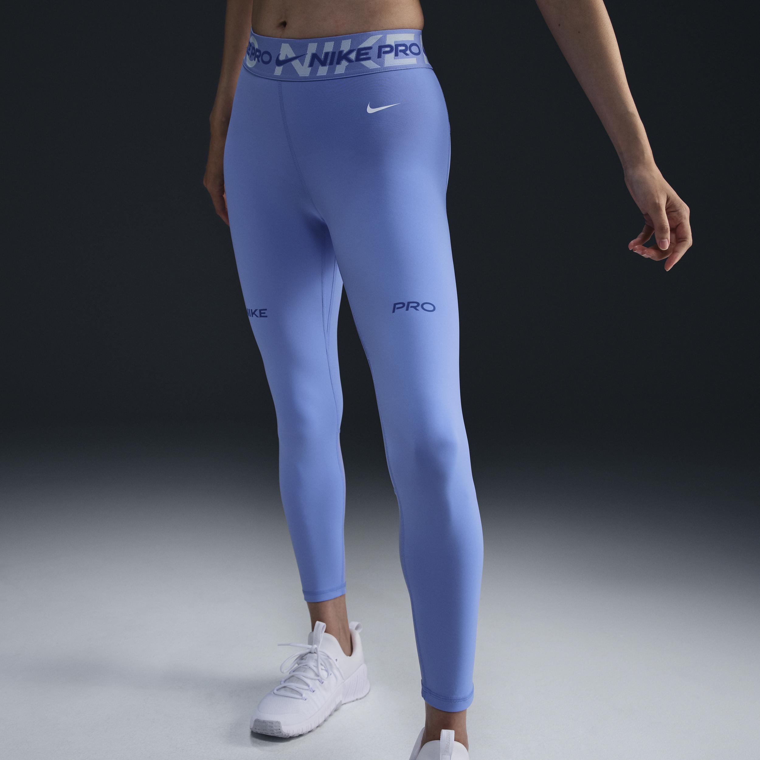 Nike Pro Women's Mid-Rise 7/8 Graphic Leggings Product Image