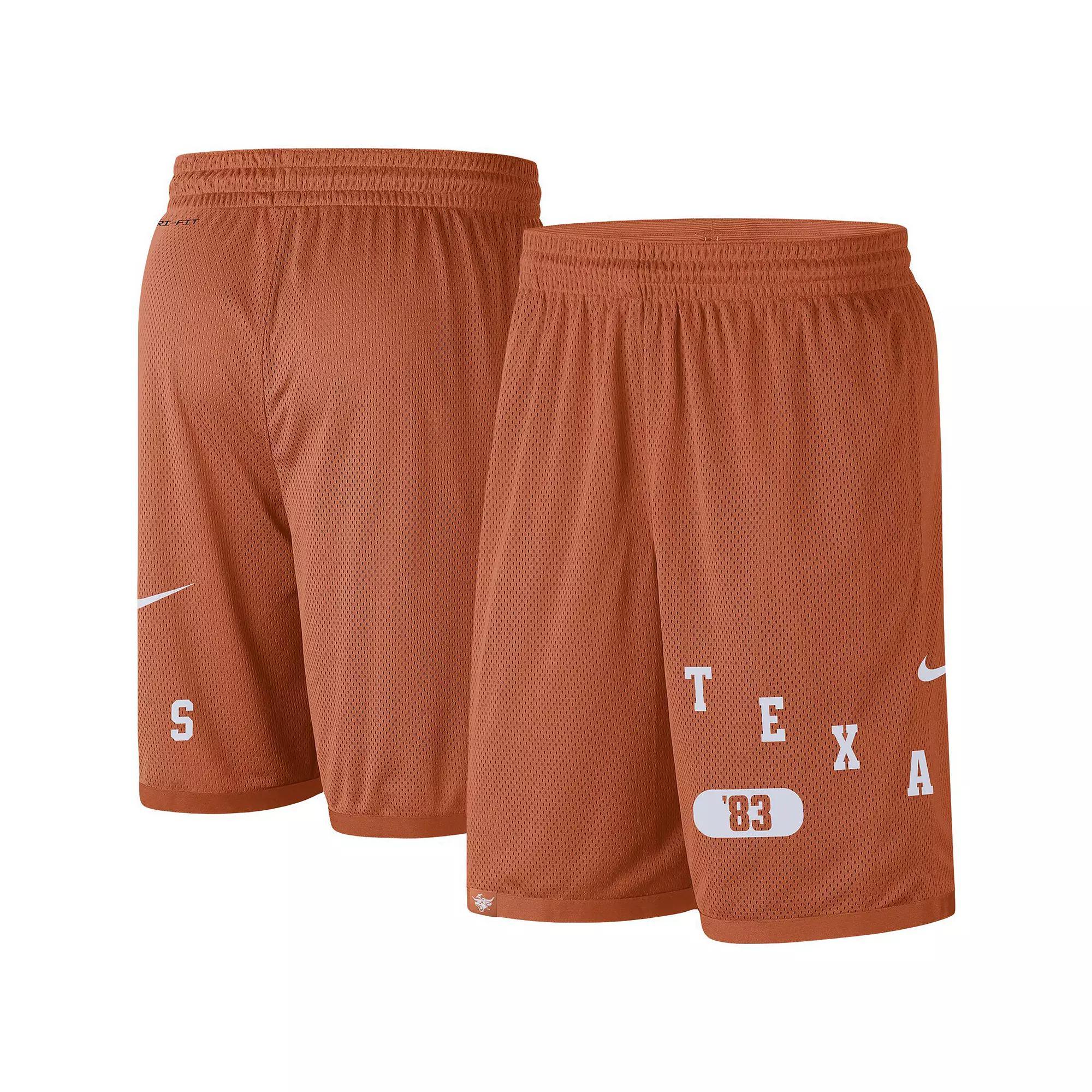 Men's Nike Texas Orange Texas Longhorns Wordmark Performance Shorts, Size: Medium, Team Product Image