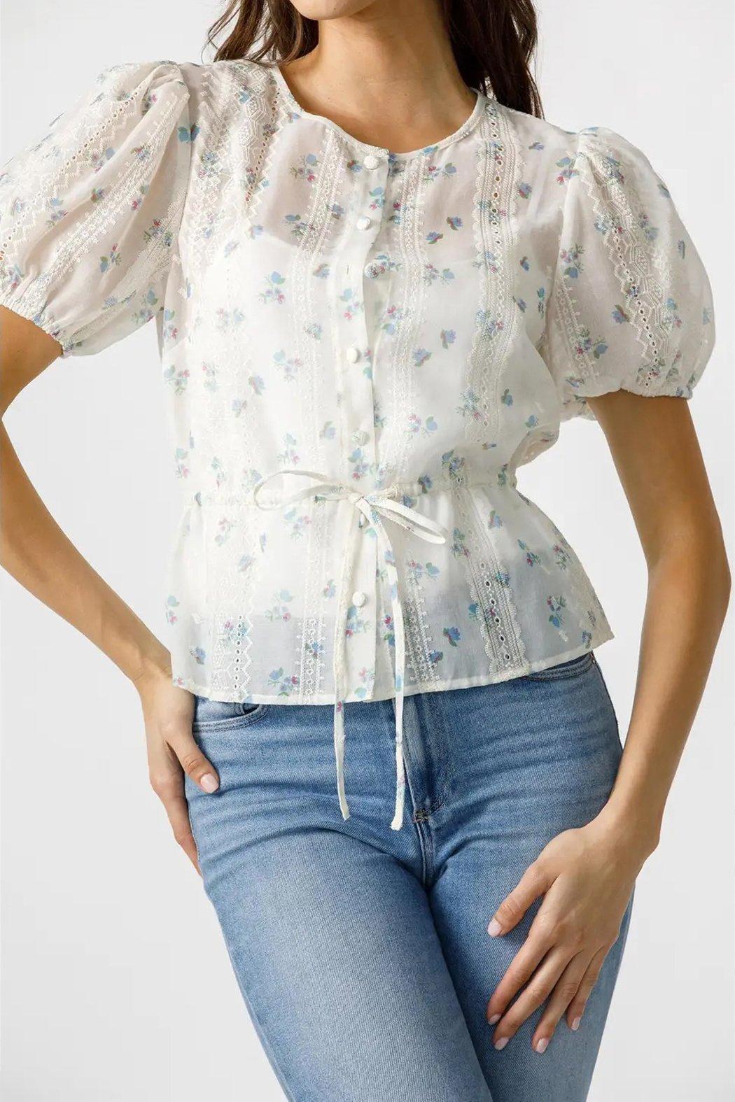 Amber Floral Blouse Product Image