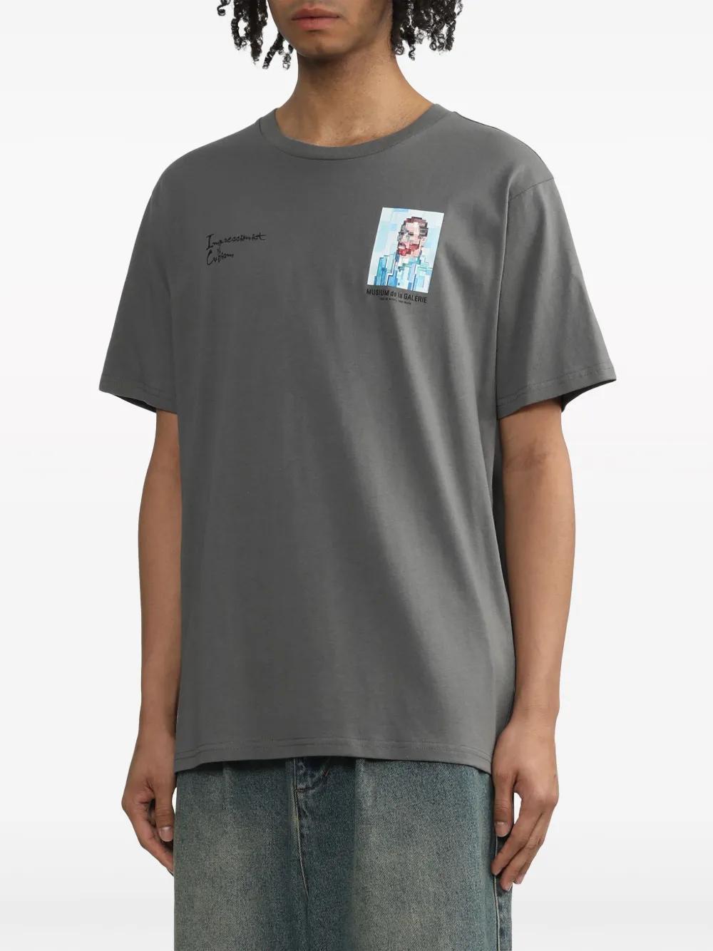 Van Gogh-print cotton T-shirt Product Image