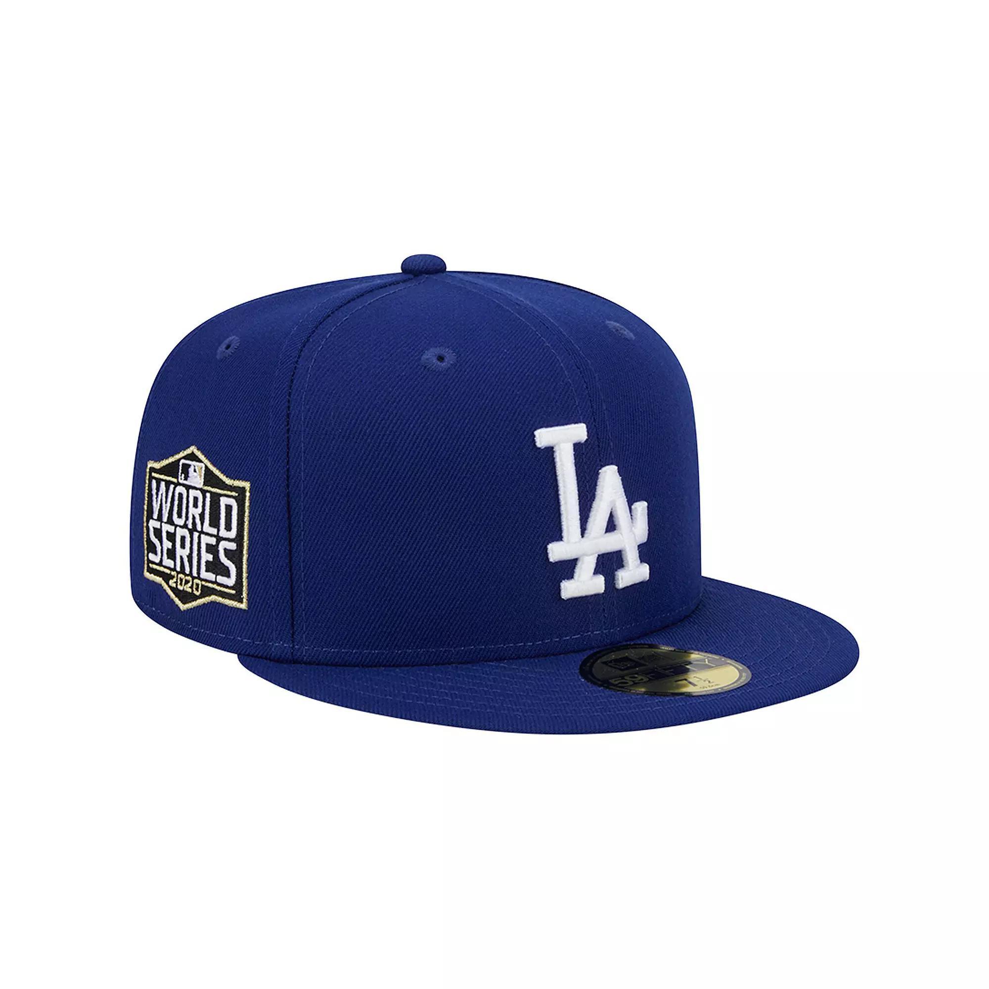 Men's New Era Royal Los Angeles Dodgers  2020 World Series Team Color 59FIFTY Fitted Hat, Size: 8, Blue Product Image
